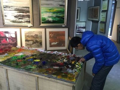 盘锦广厦艺术街 绘就城市文化新画卷的艺术创作服务高地