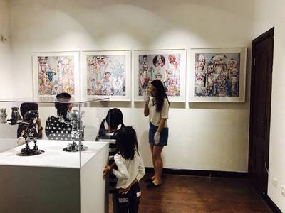 小小艺术家|参观杜若云章画廊 XX星球奇遇记 绘画艺术创作服务